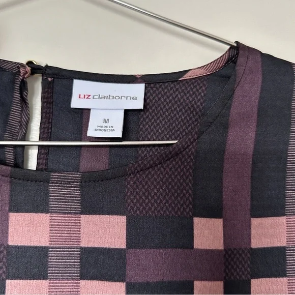 Liz Claiborne Womens Round Neck Long Sleeve Blouse - Picture 5 of 6